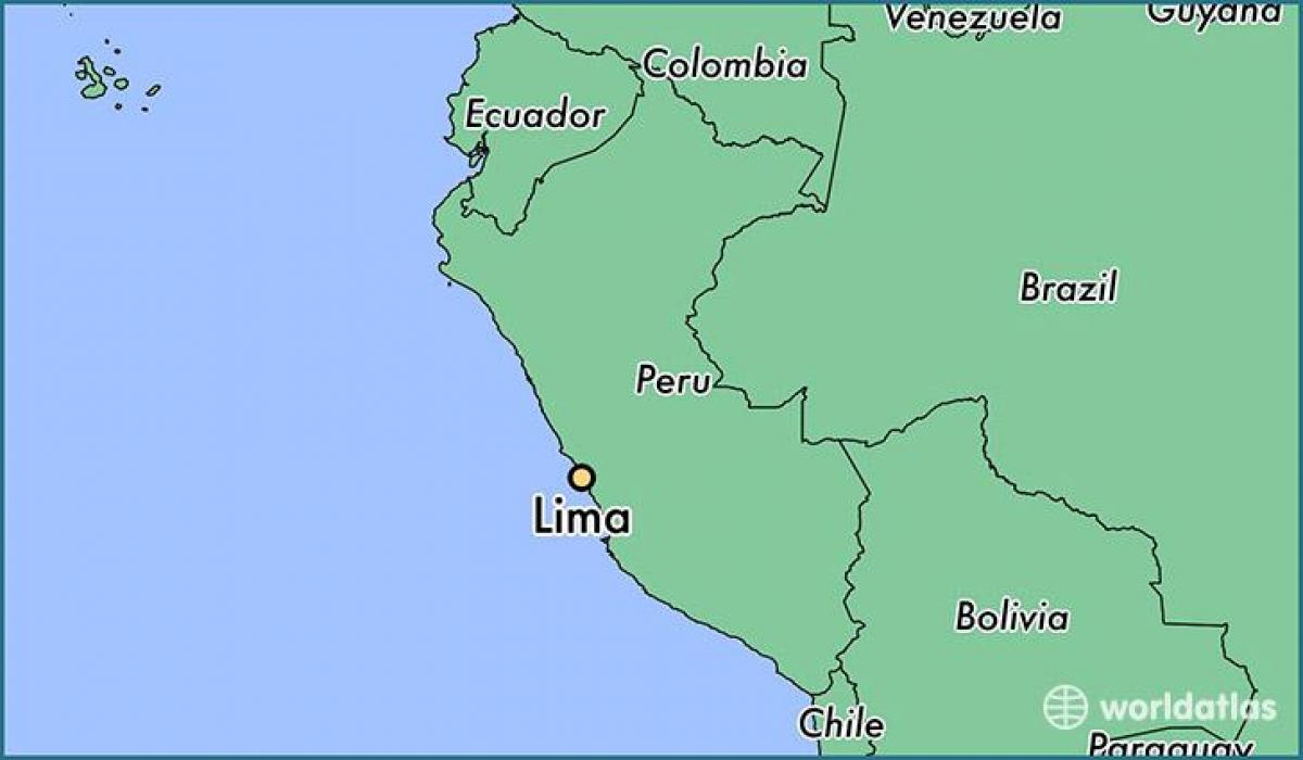 リマペルー世界地図