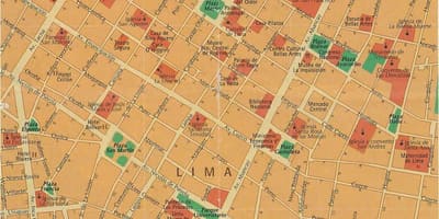 リマ市内地図